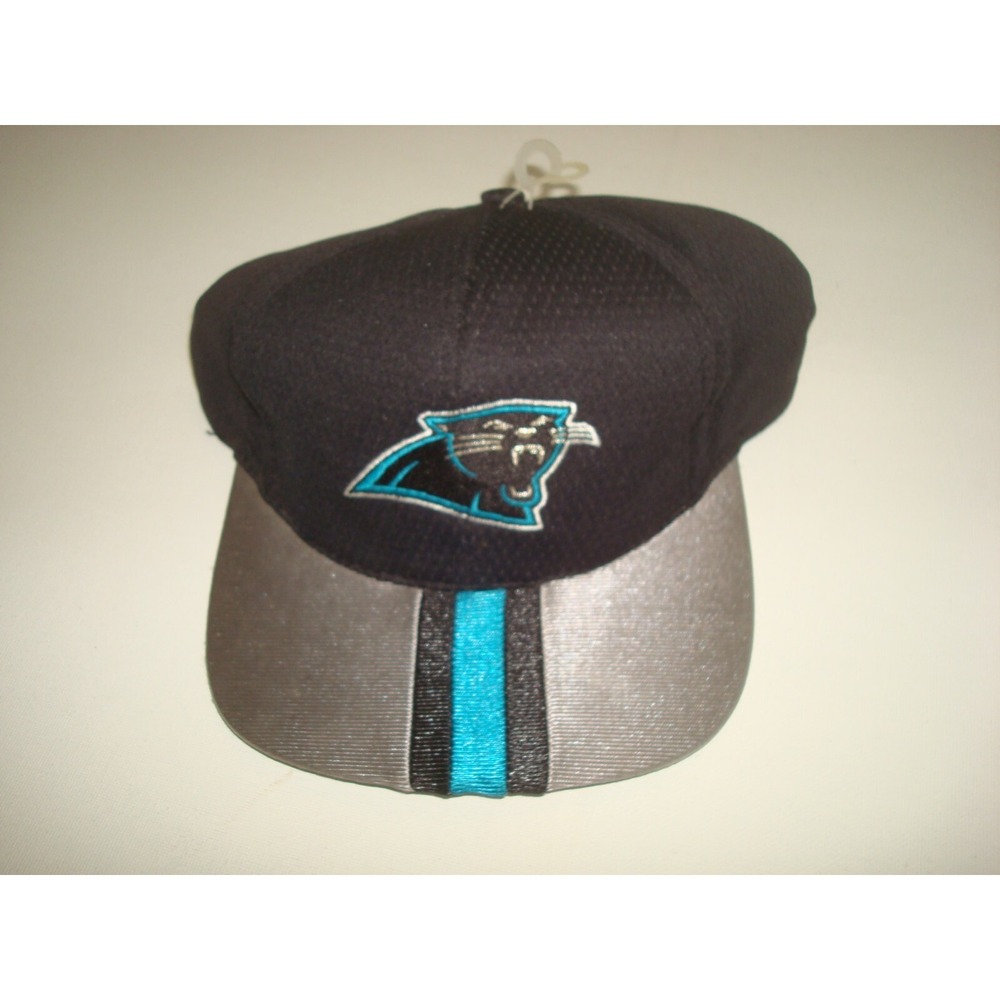 CAROLINA PANTHERS DREW‎  PEARSON STRIPE SCRIPT 90S SNAPBACK  HAT CAP VINTAGE EE3